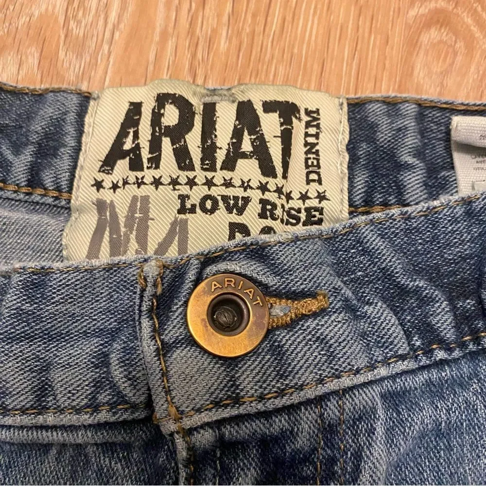 Ariat M4 Low Rise Boot Cut Denim Jeans Size 40x32 Cowboy Western Workwear